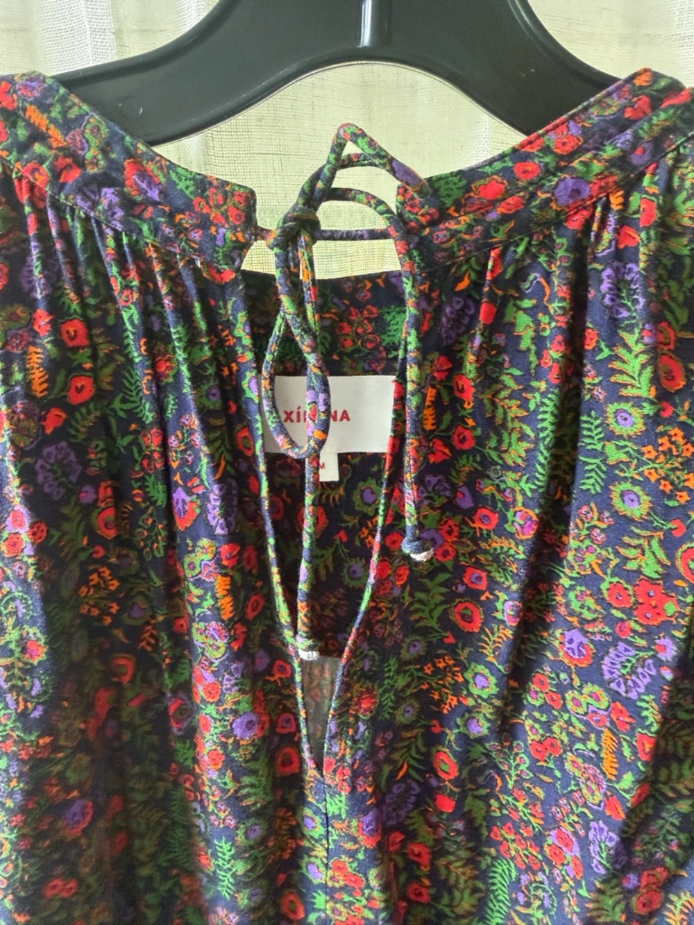XIRENA Ameli floral print  Blouse  Med EUC - Picture 4 of 6